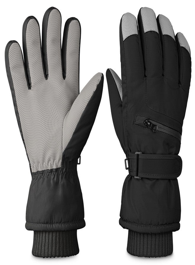 Gilotop Winter Ski Gloves for Men & Women - Waterproof Thermal Windproof with Touchscreen,Non-Slip Grip for Outdoor Skiing Hiking Snowboard - Image 1
